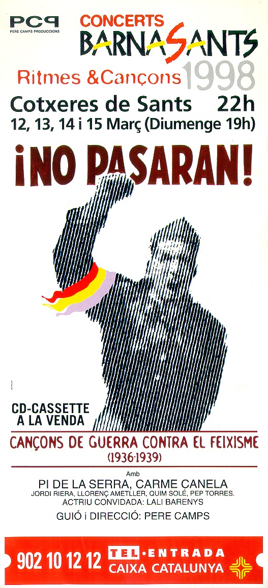 Obra gráfica -Jose Gabaldon- Cartel No pasaran